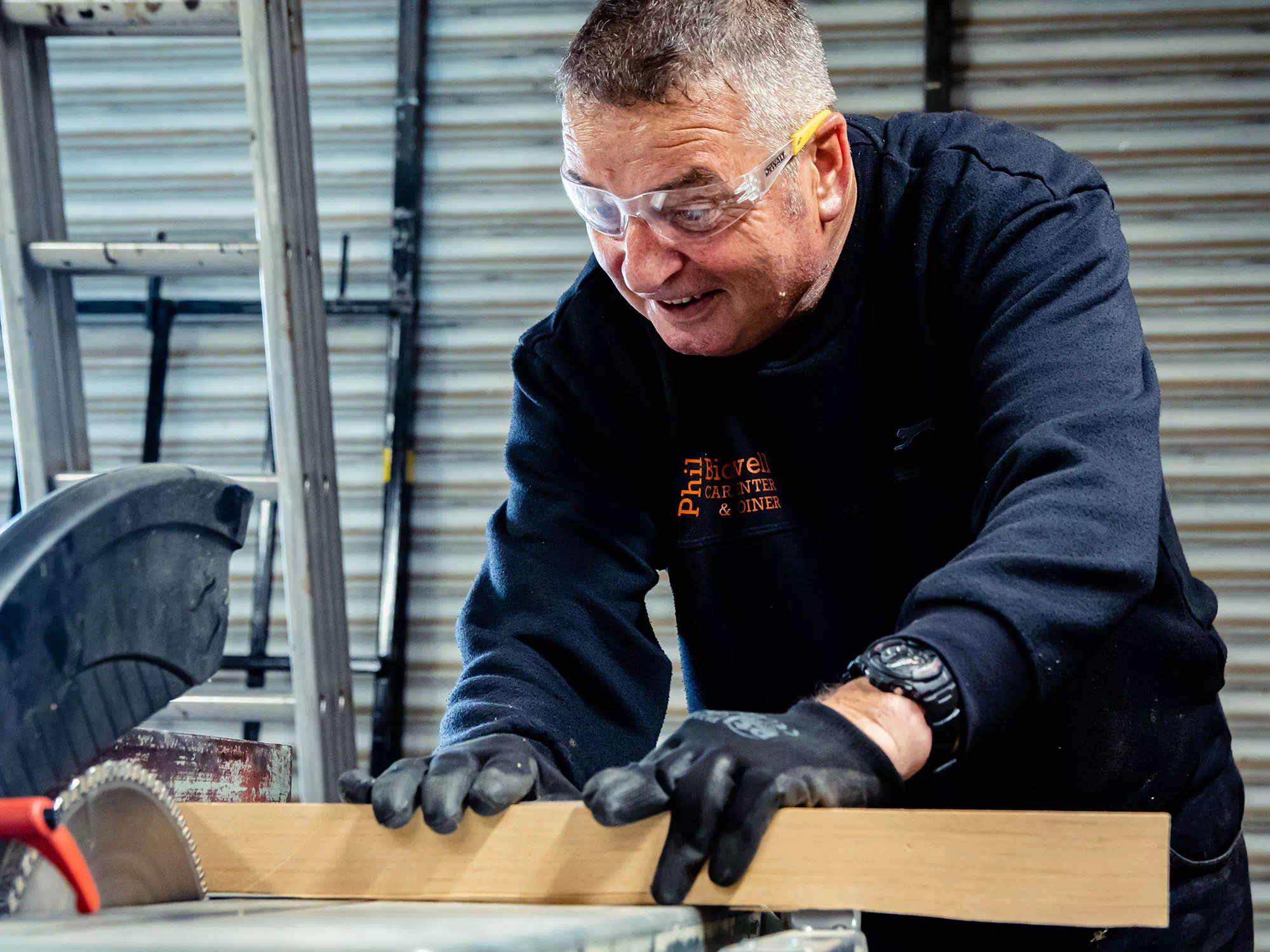 Phil Bidwell and the Bidwell truck