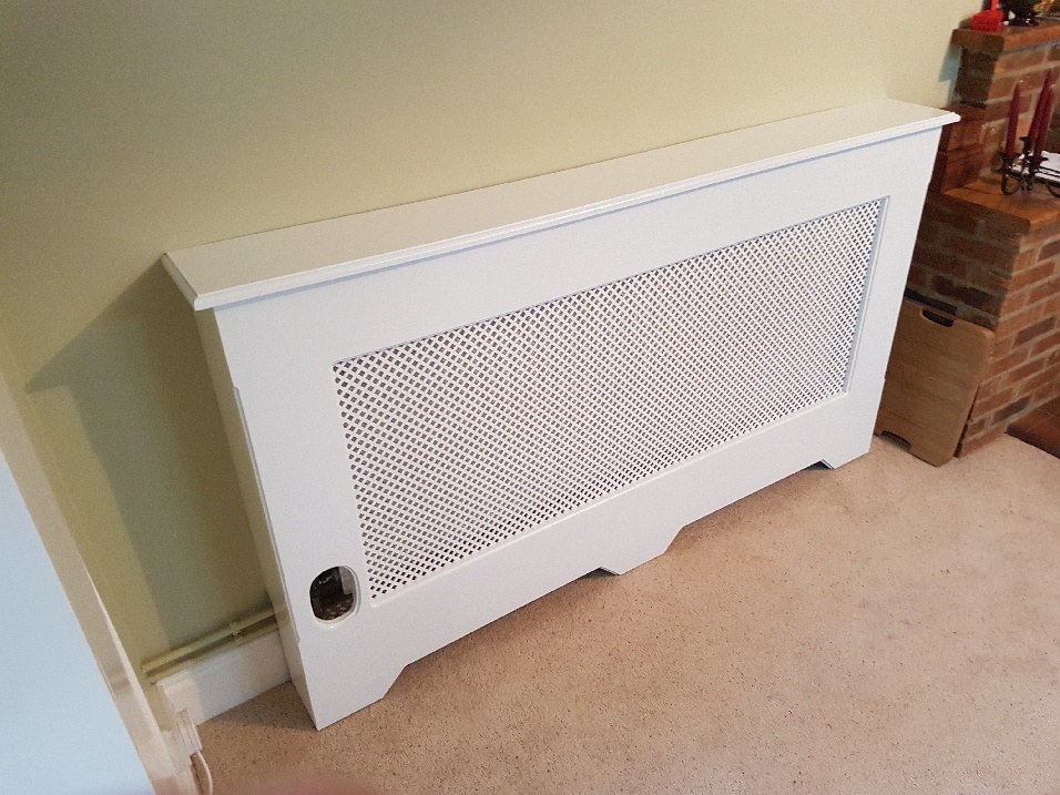 Radiator cover.